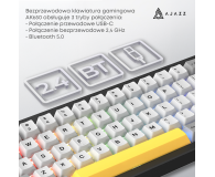 Ajazz AK650 Dream Weaver Switch Black Gray Yellow RGB z ekanem - 1536355 - zdjęcie 8